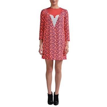 Imagem de Viktor & Rolf Vestido feminino bordado manga 3/4 bainha, Multicor, US 4 IT 40;