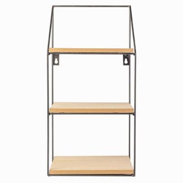 Imagem de Prateleira Tripla Le 20x10x40cm Metal/mdf