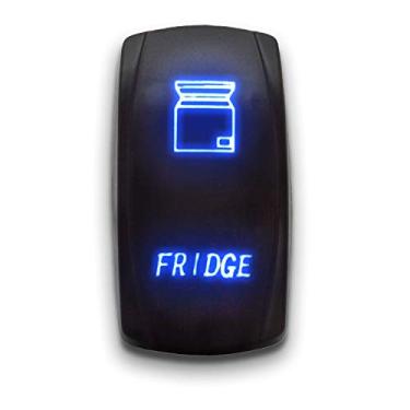 Imagem de Frigorífico - Azul - Interruptor basculante LED gravado a laser Stark de 5 pinos - 20A 12V ON/OFF