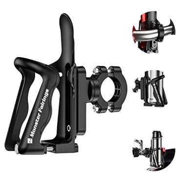 Imagem de Suporte de copo de motocicleta Monster Fairing, suporte de bebida, tamanho universal de 5 a 7 cm, gaiola de garrafa para guidão, para motocicleta, bicicleta, carrinho, guidão