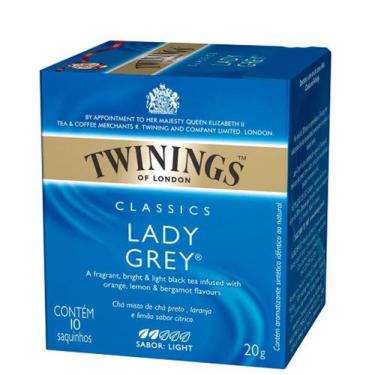 Chá Preto Earl Grey Ahmad Tea London, 10 Saquinhos de Chá, 20g