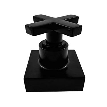 Imagem de Acabamento Registro Quadrado C-22 Preto Abs Padrão Deca