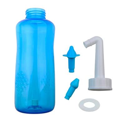 Imagem de Lavador Nasal Higienizador Adulto/criança Controle De Pressão Lavagem Eficiente Evita Rinite 300ml