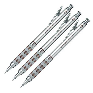 Imagem de Pentel Graphgear 1000 Lapiseira PG1013 0,3 mm (conjunto de 3 canetas)