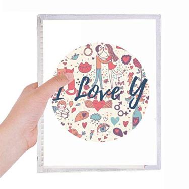 Imagem de Caderno de pintura de plantas com flores e folhas soltas para diários, artigos de papelaria recarregáveis