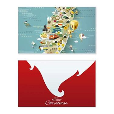 Imagem de Travel Taiwan Area China Holiday Holiday Merry Christmas Congrats Card Christmas Letter Message