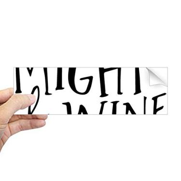 Imagem de DIYthinker Adesivo retangular com design de renda This Might Be Wine para notebook, janela