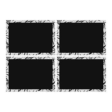 Imagem de Jogo Americano Tela Abstrata Pt 6 Pç 30x40 Base Emborrachado