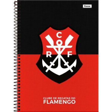 Imagem de Caderno Flamengo Brasão - 80 Folhas - Foroni