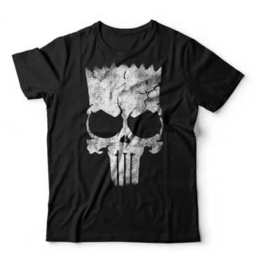 Imagem de Camiseta Geek Unissex - Bart Skull - Studio Geek