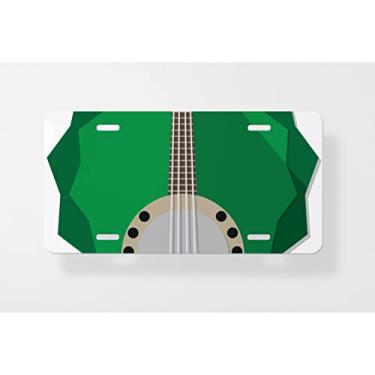 Imagem de Capa para placa de licença Banjo – Capa para placa de carro – Capa para placa de carro 15 x 30 cm