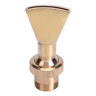 Imagem de EVTSCAN Cabeça de pulverização de bocal de fonte de latão em forma de leque DN15 e 3/4" DN20 de 1/2"