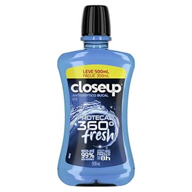 Imagem de Close Up Enxaguante Bucal Antisséptico Ice Closeup Proteção 360° Fresh Frasco Leve 500Ml Pague 350Ml