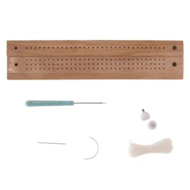 Imagem de Dynwave Kit de encadernação de livros, kit artesanal de couro, manual de iniciante, agulha curvada reta, escritório, casa, suprimentos de encadernação