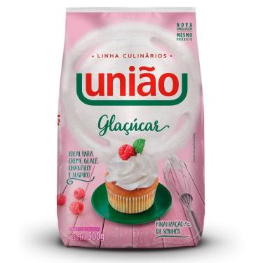 Imagem de 3 Pacotes De Açúcar Confeiteiro Glaçúcar 500g - União