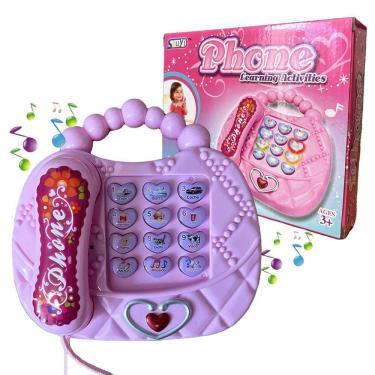 Imagem de Telefone Musical Infantil Brinquedo Educativo Luzes E Som