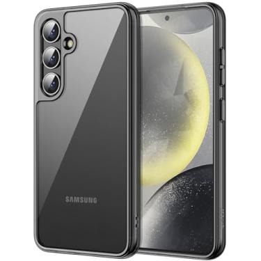 Imagem de JETech Capa para Samsung Galaxy S24+ / S24 Plus 5G, Case Protetora de Telefone à Prova de Choque Não-Amarelecimento, Capinha Parte Traseira PC Rígido Anti-Riscos (Preto)