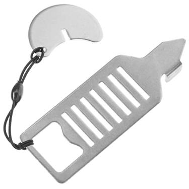 Imagem de HEMOTON Batente De Porta Armários De Armazenamento Batentes De Porta Dispositivos De Segurança De Porta Fechaduras Portátil Aço Inoxidável Viagem Kit De Ferramentas
