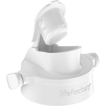 Imagem de Lifefactory Acessório Active Flip Cap para frascos de vidro de 355 ml, 473 ml e 650 ml, branco óptico, 1 EA
