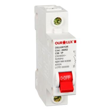 Imagem de Disjuntor Unipolar 50 Amperes (Corrente Nominal) Ourolux