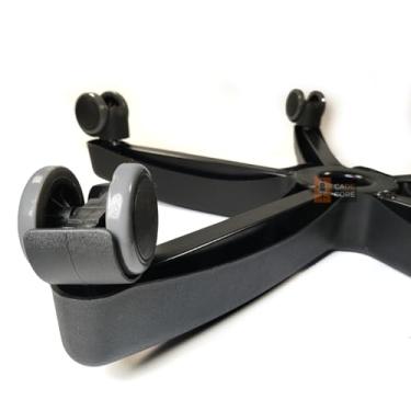 Imagem de Estrela em Aço com Capa Injetada Frisokar Preta Com Rodizios Silicone Manutenção Troca