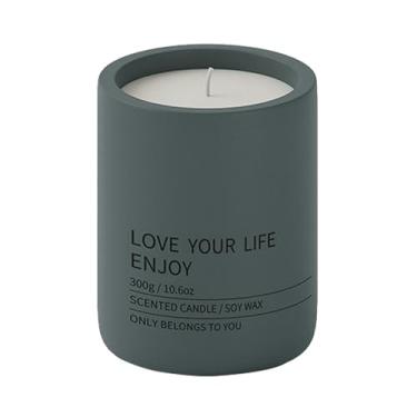 Imagem de 2 peças copo de vela de cerâmica minimalista e criativo nórdico para casa, vela de soja, copo vazio para casamento, jantar, festa alta 2-OW-0238 aroma de groselha preta