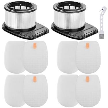Imagem de Artraise Filtro de substituição para aspirador Shark IZ662H Vertex Pro leve sem fio com pó DuoClean PowerFins e comparar com a peça XHFIZ500 e XFFKIZ600, 2 filtros HEPA, 4 filtros de espuma e feltro