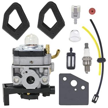 Imagem de SYSKANT Carburador FG110 GX25 com filtro de ar Primer Lâmpada Linha de Combustível para Honda GX25N GX25NT GX35 GX35NT FG110K1 HHT25S HHT35 HHT35S 25CC 4 tempos 16100-Z0Z-034 25-34