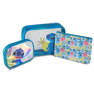 Imagem de Disney Conjunto de estojo cosmético Lilo and Stitch – Meninas, meninos, adolescentes, a...