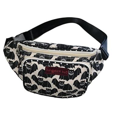Imagem de BUNGALOW 360 FANNY PACK CINTURA DE QUADRÃO, Morcego, Mochila estilo pochete