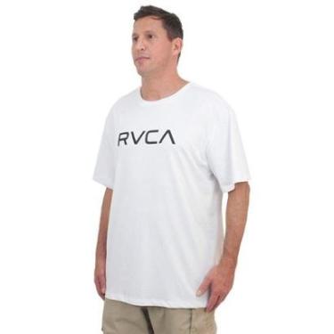 Imagem de Camiseta Extra Grande RVCA Big White-Unissex
