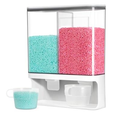 Imagem de Conworld Dispensador de detergente para lavanderia, dispensador de contas para organização de lavanderia, adequado para contas, removedor de manchas em pó