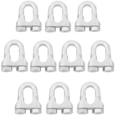 Imagem de Clips Grampo Cabo De Aço 3/16`` 1,0002 10 Unidades - Nord