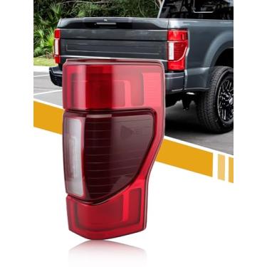 Imagem de LIDNADY Conjunto de luz traseira compatível com Ford Super Duty F250 F350 20-22 2020 2021 2022 [LED com modelo de ponto cego], substituição de lâmpada traseira estilo OE, lado direito do passageiro