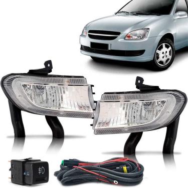 Imagem de Kit Farol de Milha Auxiliar Corsa Classic 2011 2015 C/botão