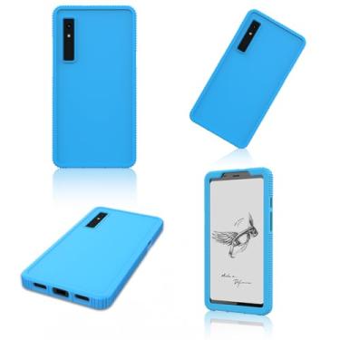 Imagem de MINGFENG É adequada para capa protetora Onyx Boox Palma de 6,13 polegadas E-Ink, leitor de tela de tinta, capa de silicone para telefone Boox Kant, antiqueda de 15,6 cm (azul)