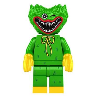 Imagem de Boneco Blocos De Montar Huggy Wuggy Verde Poppy Playtime