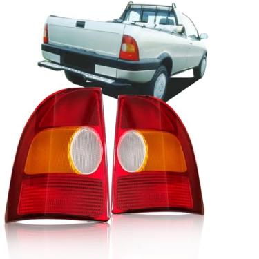 Imagem de Par Lanterna Traseira Tricolor Strada G1 1996 à 2000