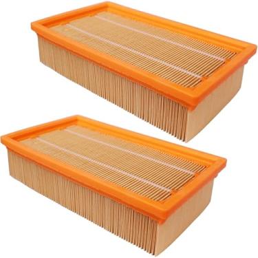 Imagem de Pacote com 2 filtros de vácuo NT25 plissado para Hilti VC 20 U VC 40 U UM (LF 4), para Karcher NT25/1 NT35/1 NT45/1 NT55/1 NT361 ECO NT561 ECO NT611 ECO Substituição de filtro plissado