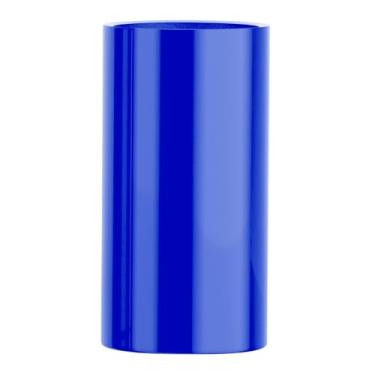 Imagem de Vaso Fibra De Vidro Vietnamita Vitrificado Cilindro Decorativo 70x36cm (Azul Royal)