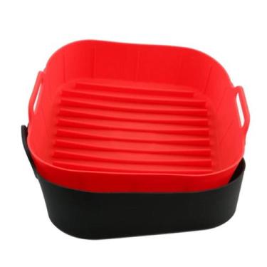Imagem de Forma Cozimento Redonda Fritadeira Eletrica Silicone 16cm x 16cm - For