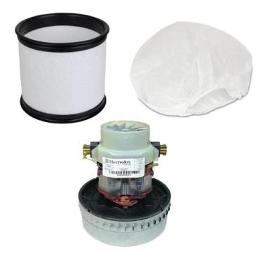 Imagem de Kit Motor 220V, Filtro e Toca P/ Asp. Ulux Electrolux
