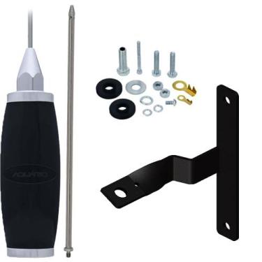 Imagem de Antena Móvel PX Marinox 2,70 metros B-2003p + Alongador Inox 60cm + Su