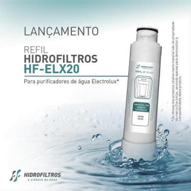 Imagem de Refil Para Purificador Electrolux Pe10B E Pe10X - Elx 20 - Hidrofiltro