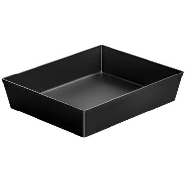 Imagem de Travessa Retangular De Polipropileno 4,8l Gn 1/2 33cm Uno Coza - Brinox Preto 10182/0008