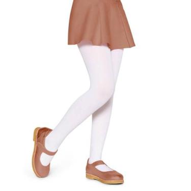 Imagem de Meia Calça Microfibra Fio 40 Lupo 02530-001 Infantil, Branco antártida