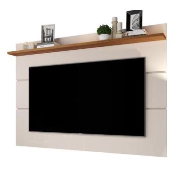 Imagem de Painel de TV Grande para Sala Quarto com Prateleira Vivare 1,80 Giga M