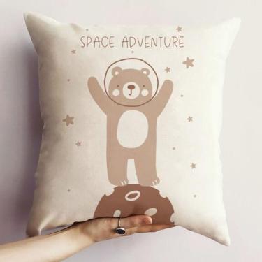 Imagem de Almofada Little Estampada 40x40cm Urso Nude - FASTLAR