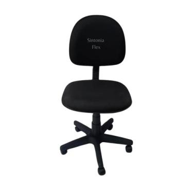 Imagem de Cadeira Executiva Giratoria Pistão A Gás Base Ferro Tecido - Sintonia 