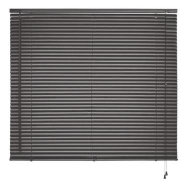Imagem de Persiana Horizontal Para Sala Quarto PVC Atlas 120cm X 130cm Preto - A